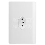 Conjunto Tomada Vertical 10A 4x2 - Novarab Braco Total